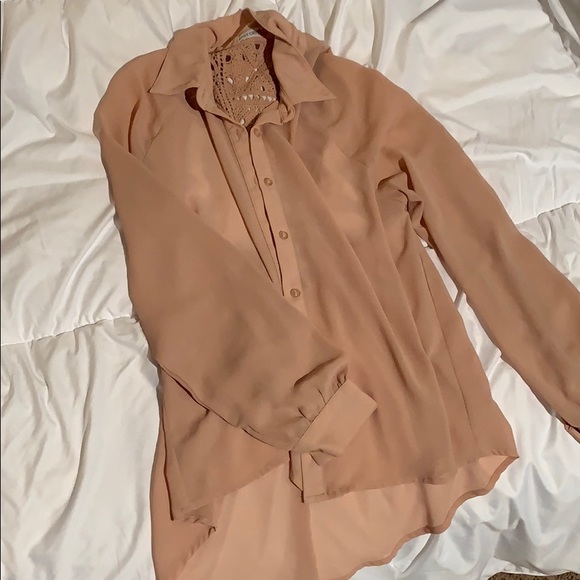 Button down long sleeve blouse - Picture 2 of 2